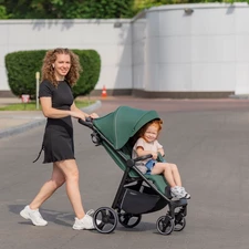 Прогулочная коляска Carrello Bravo CRL-8512PU Coffee Beige кофейно-бежевая фото 86