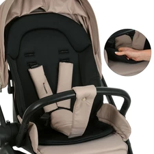 Прогулочная коляска El Camino Chloe ME 1191 Plum Wine бордо фото 31