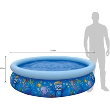 Надувной бассейн Avenli 17788 детский размер 205 х 47 см фото 63