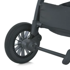 Универсальная коляска El Camino Riviera ME 1183 Vulcan Gray темно-серая 2 в 1 люлька + блок фото 15