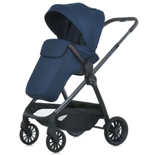 Универсальная коляска El Camino Riviera ME 1183 Vulcan Gray темно-серая 2 в 1 люлька + блок купить