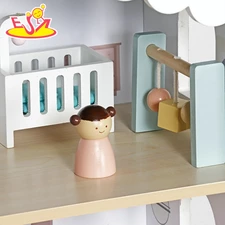 Деревянный кукольный домик MD 1427 с тремя этажами фото 41