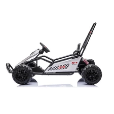 Детский электрокарт M 6374EL-1(24V) белый два мотора по 200W фото 41