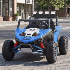 Детский электромобиль M 6373EBLR-4(24V) двухместный багги синий купить