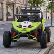 Детский электромобиль M 6373EBLR-5(24V) двухместный багги зеленый