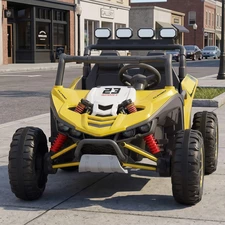 Детский электромобиль M 6373EBLR-6(24V) двухместный багги желтый купить