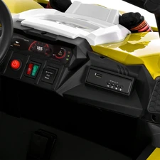 Детский электромобиль M 6373EBLR-6(24V) двухместный багги желтый фото 92
