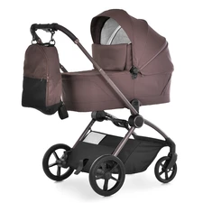 Универсальная коляска 2 в 1 El Camino Persona ME 1091-2 Cocoa Brown коричневая с серой рамой