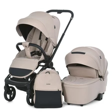 Универсальная коляска 2 в 1 El Camino Persona ME 1091-2 Cocoa Brown коричневая с серой рамой купить