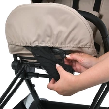 Универсальная коляска 2 в 1 El Camino Persona ME 1091-2 Granite Gray серая с серой рамой фото 53