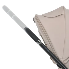 Универсальная коляска 2 в 1 El Camino Persona ME 1091-2 Praline бежевая с серой рамой фото 11