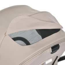 Универсальная коляска 2 в 1 El Camino Persona ME 1091-2 Praline бежевая с серой рамой фото 31