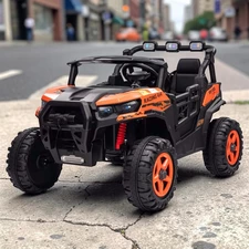 Двухместный детский электромобиль M 6368EBLR-7(24V) багги оранжевый