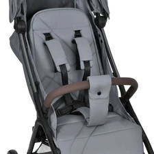 Прогулочная коляска El Camino Amber ME 1227 Owl Gray светло-серая с полиуретановыми колесами фото 53