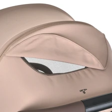 Прогулочная коляска El Camino Amber ME 1227 Nougat Beige бежевая с полиуретановыми колесами фото 11