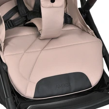 Прогулочная коляска El Camino Amber ME 1227 Nougat Beige бежевая с полиуретановыми колесами фото 92