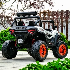 Двухместный детский электромобиль M 6349EBLR-5(24V) зеленый багги с EVA колесами фото 37