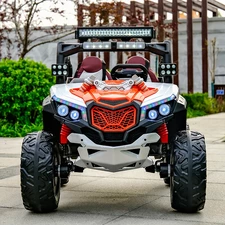 Двухместный детский электромобиль M 6349EBLR-5(24V) зеленый багги с EVA колесами фото 54