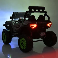 Двухместный детский электромобиль M 6350EBLR-1(24V) белый с мягким сиденьем фото 53