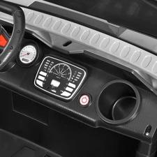 Двухместный детский электромобиль M 6350EBLR-11(24V) серый с мягким сиденьем фото 22