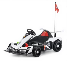 Детский электрокарт M 6147EBLR-1(24V) белый два мотора по 150W