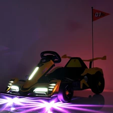 Детский электрокарт M 6147EBLRS-8(24V) розовый автопокраска фото 54