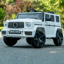 Детский электромобиль M 6343EBLR-1 Mercedes белый четыре мотора купить