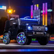 Детский электромобиль M 6343EBLR-2 Mercedes черный четыре мотора фото 41