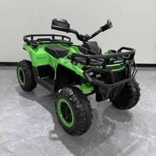 Детский квадроцикл M 6351EBLR-5 зеленый пульт управления фото 14