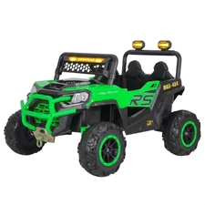 Детский электромобиль M 6324EBLR-5 багги зеленый с мягким сиденьем купить