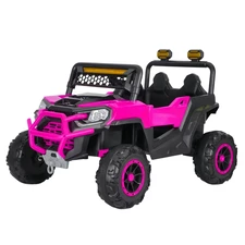 Детский электромобиль M 6324EBLR-8 багги розовый с мягким сиденьем купить