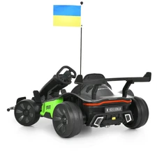 Детский электрокарт M 6311EBLR-6(24V) желтый с мягким сиденьем фото 14