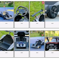 Детский электрокарт M 6311EBLR-6(24V) желтый с мягким сиденьем фото 37