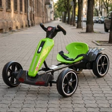 Детский электрокарт M 6277EBR-5 Bambi зеленый с пультом управления