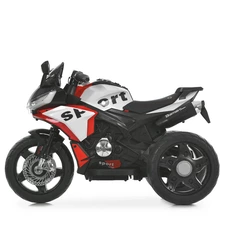 Детский мотоцикл на аккумуляторе M 6267EL-11 серый 2 мотора по 35W фото 41