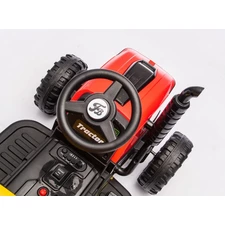 Детский трактор M 6269EBLR-6 желтый 3 в 1 электромобиль - толокар фото 16