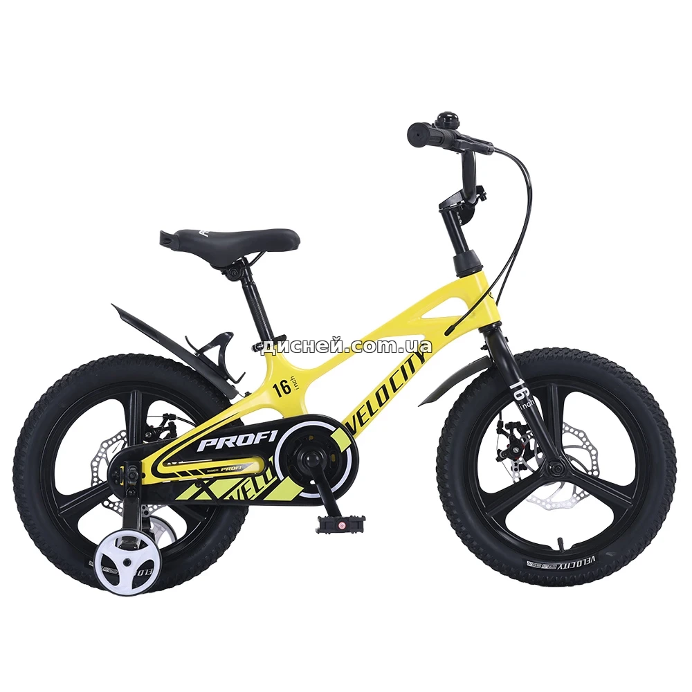 willie's VSDP ピンクゴールドPGP Дитячий велосипед Prof1 Velocity 16д. MB16VCB yellow жовтий з