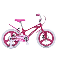 Детский велосипед Prof1 Velocity 18д. MB18VCG pink розовый с дополнительными колесиками