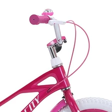 Детский велосипед Prof1 Velocity 18д. MB18VCG pink розовый с дополнительными колесиками фото 14