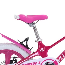 Детский велосипед Prof1 Velocity 18д. MB18VCG pink розовый с дополнительными колесиками купить