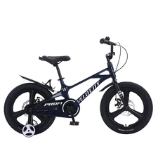 Детский велосипед Prof1 Velocity 18д. MB18VCB blue синий с дополнительными колесиками