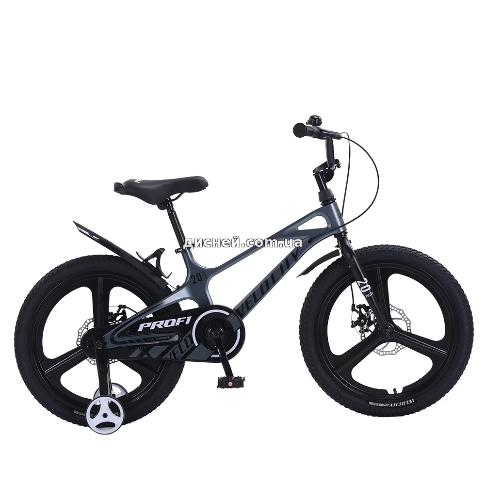 Дитячий велосипед Prof1 Velocity 18д. MB18VCB grey сірий з