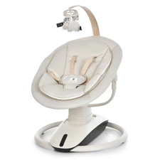 Убаюкивающий центр - шезлонг 9311 белый с регулируемым наклоном спинки