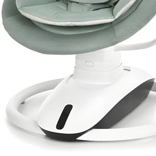 Убаюкивающий центр - шезлонг 9311 белый с регулируемым наклоном спинки фото 37