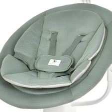 Убаюкивающий центр - шезлонг 9313 серый с регулируемым наклоном спинки фото 14