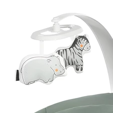 Убаюкивающий центр - шезлонг 9313 серый с регулируемым наклоном спинки фото 41