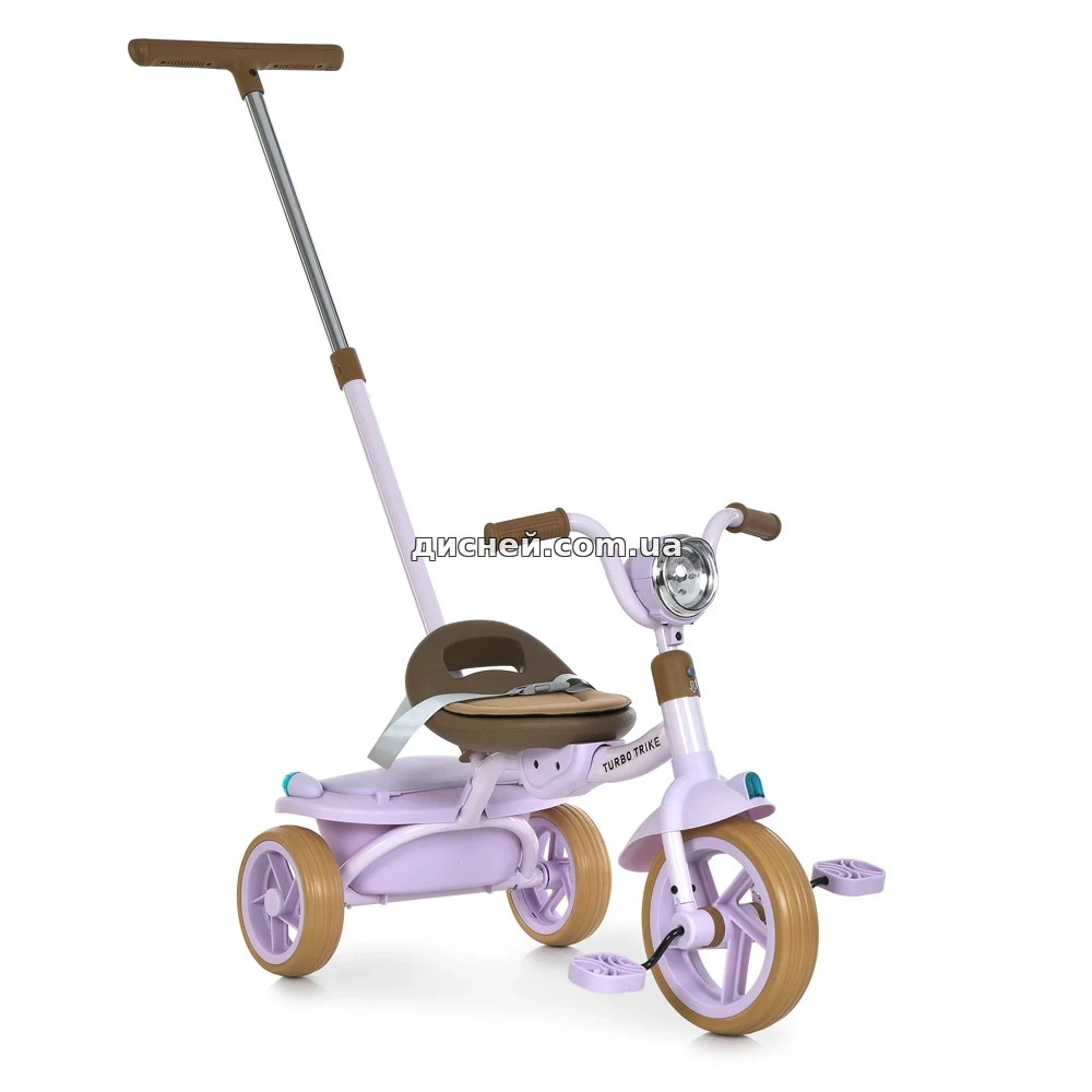 BIKE小僧 Трехколесный велосипед MT 1037-1 Lilac сиреневый с родительской