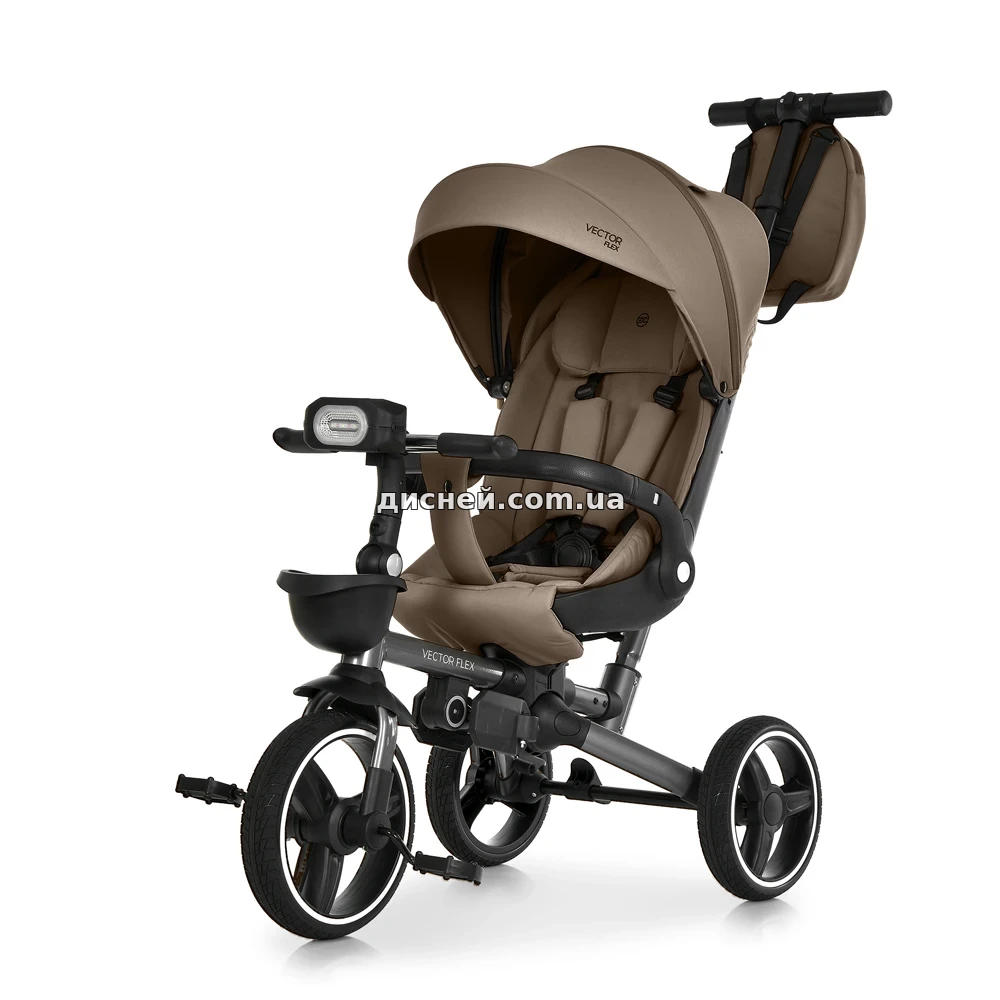 Триколісний велосипед El Camino Vector Flex ME 1231 Hot Chocolate