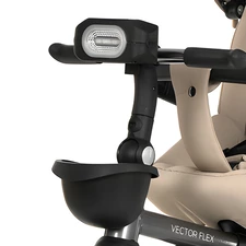 Трехколесный велосипед El Camino Vector Flex ME 1231 Hot Chocolate шоколадный с ручкой купить