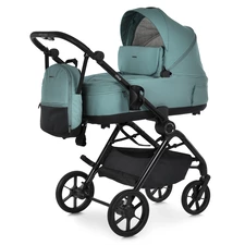 Универсальная коляска El Camino Chloe ME 1191-1 Emerald Green зеленая с люлькой и прогулочным блоком
